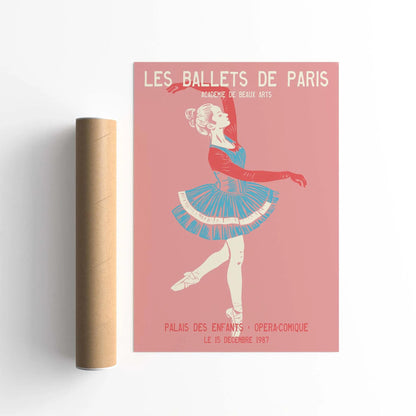 Vintage Ballet Performance Poster