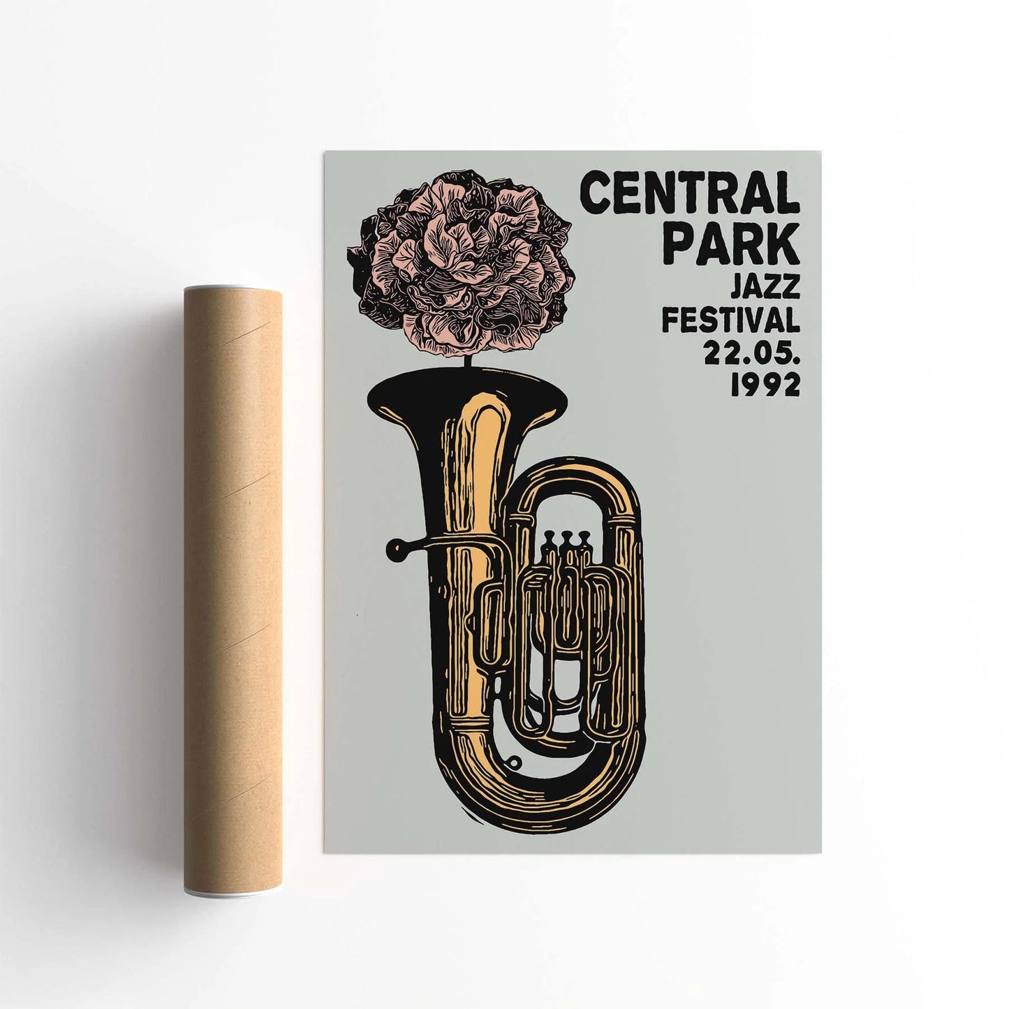 Central Park Jazz Poster Print