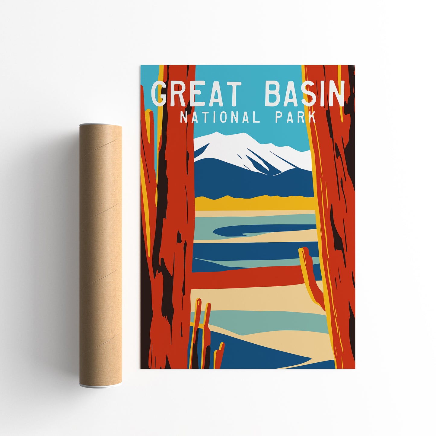 Great Basin Travel Poster