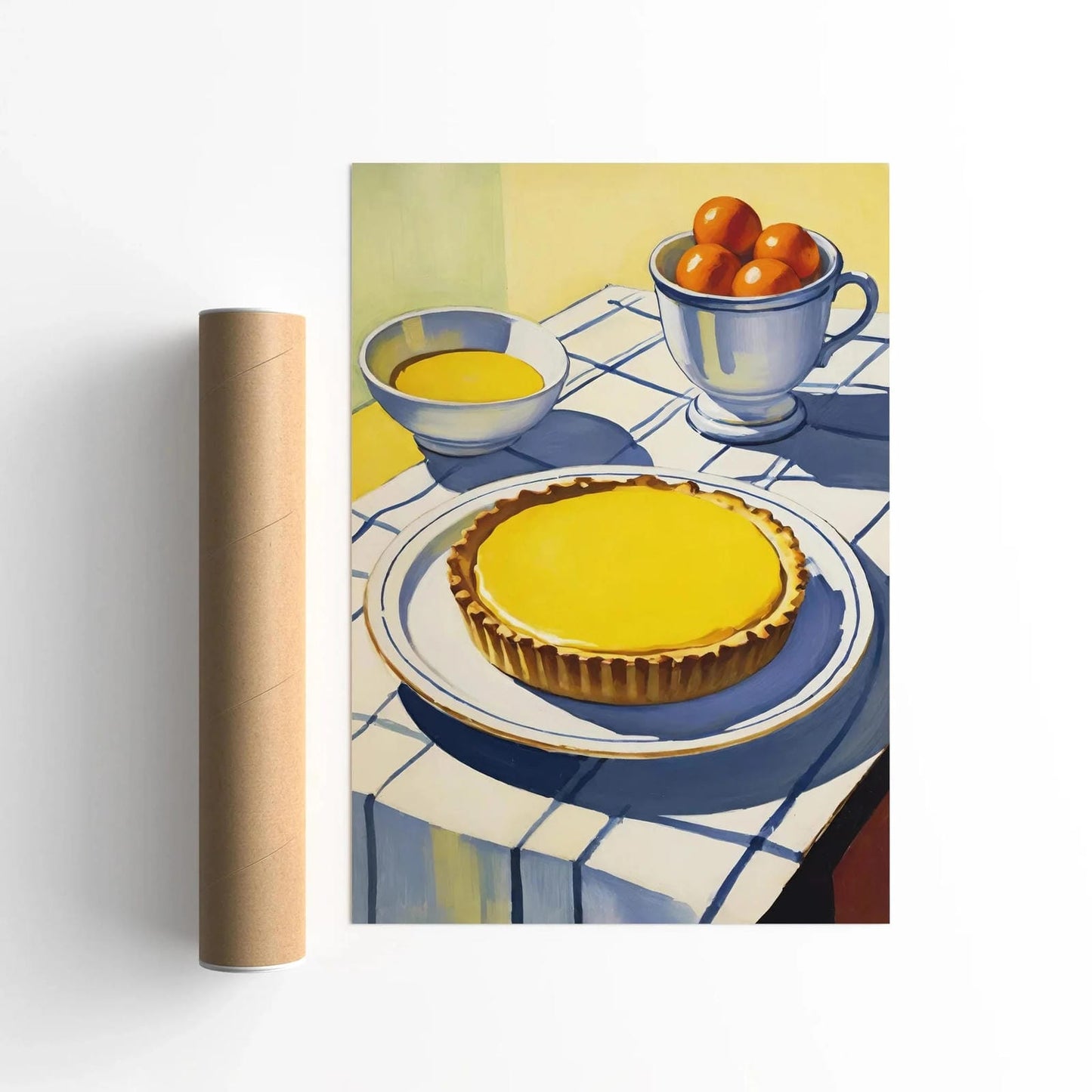 Lemon Tart Still Life Kitchen Poster