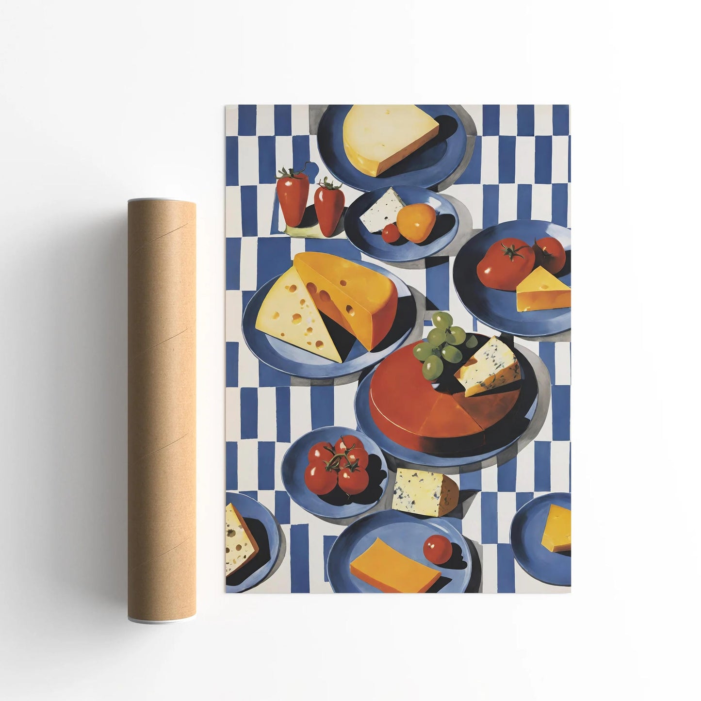 Gourmet Cheese & Tomato Poster