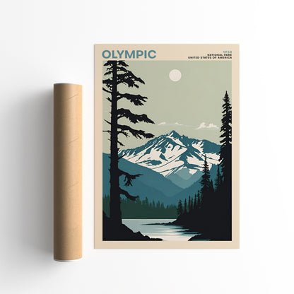 Olympic National Park Poster