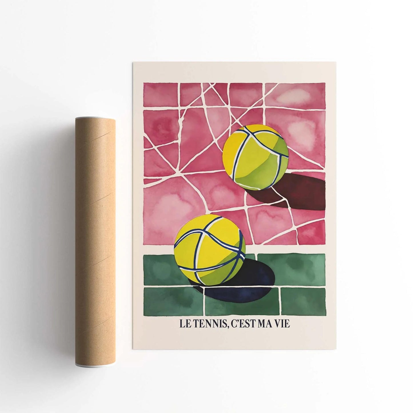Tennis Is My Life Poster
