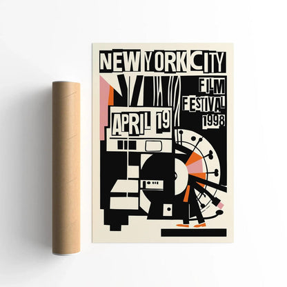 NYC Film Festival 1998 Art Poster Print