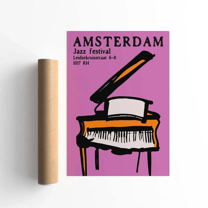 Amsterdam Jazz Festival Poster Print