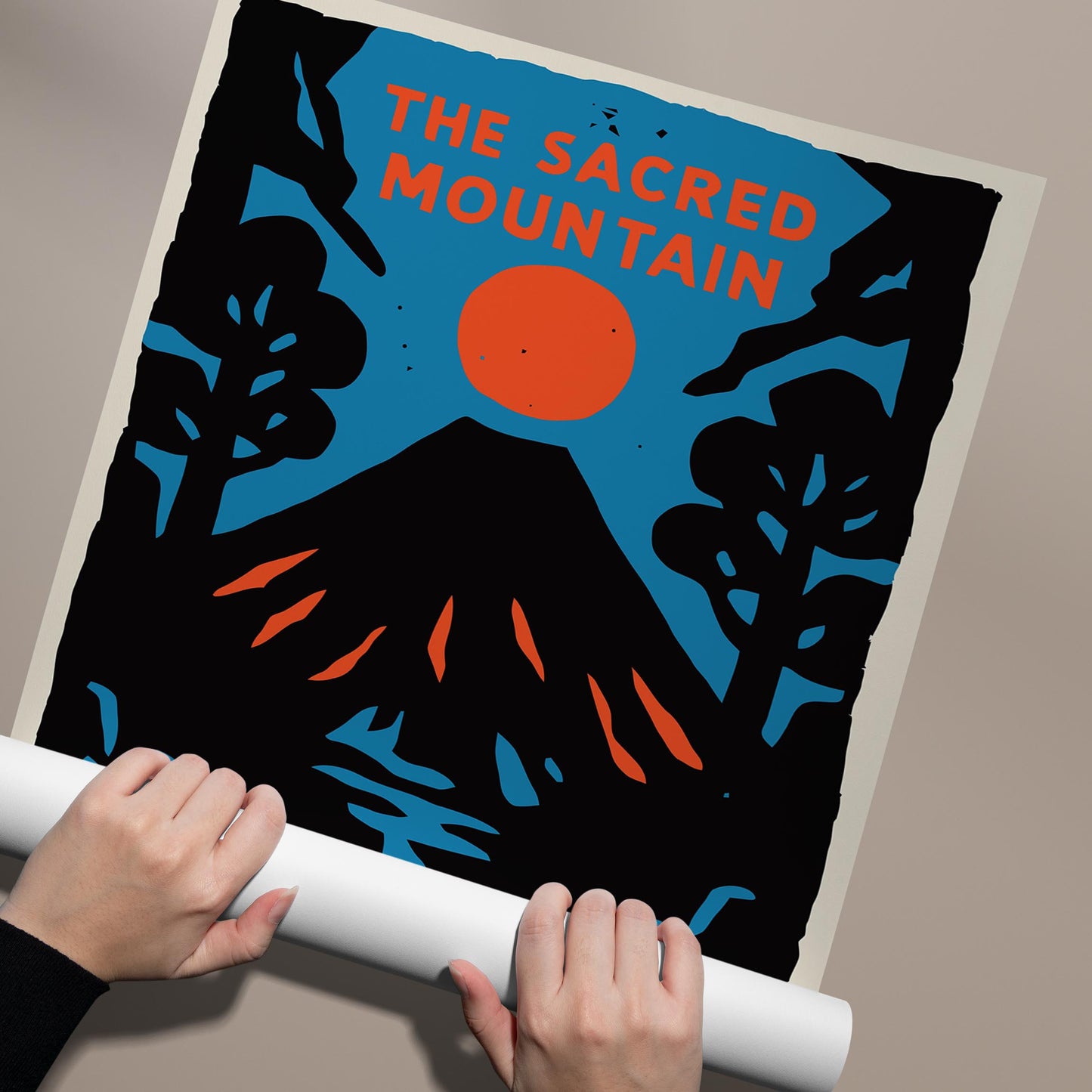 Sacred Mountain Japan Poster