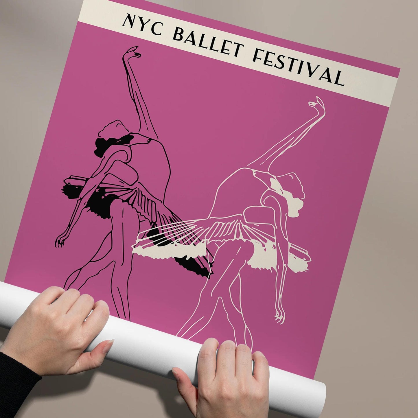 NYC Ballet Festival 1997 Dance Poster