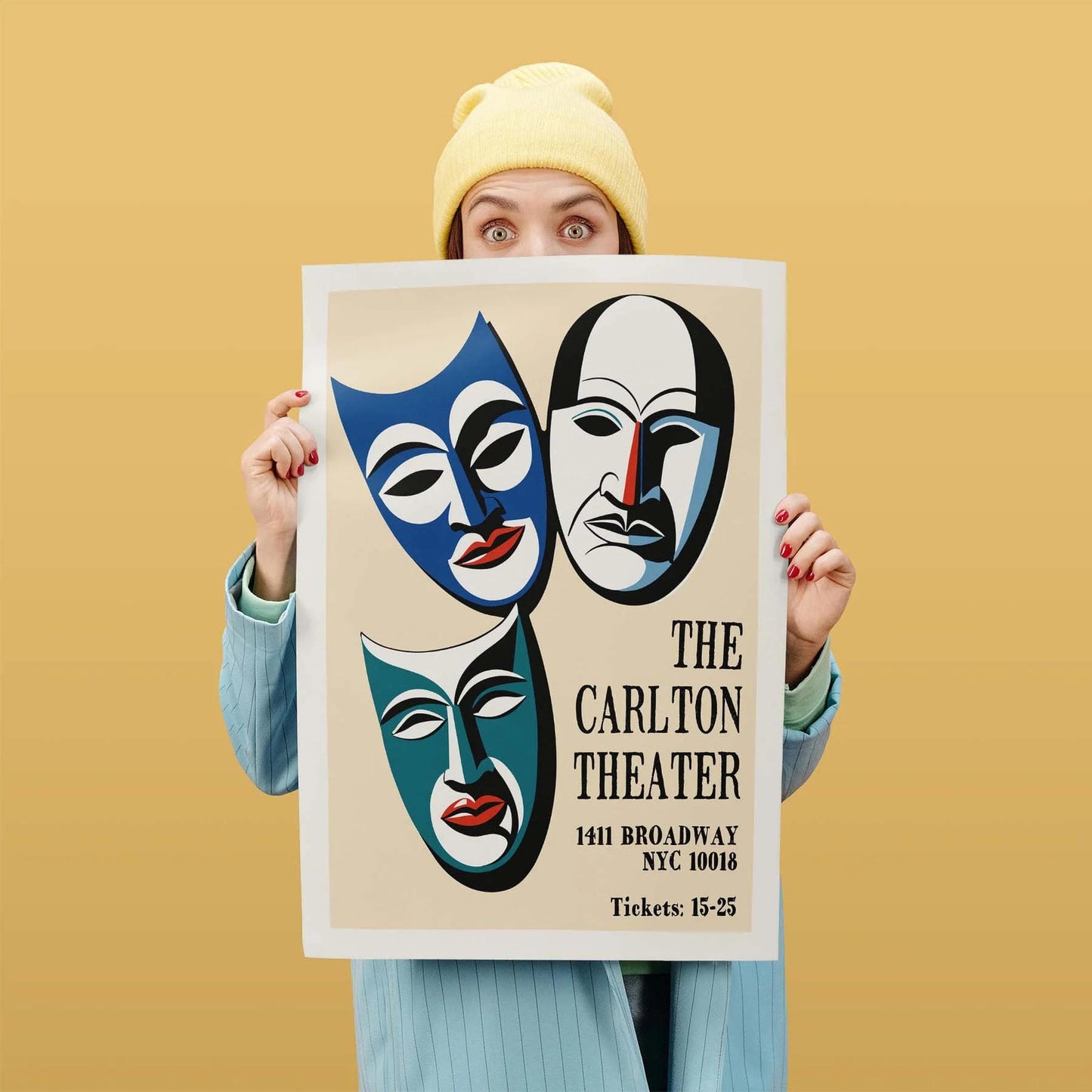 NYC Theater Poster Print