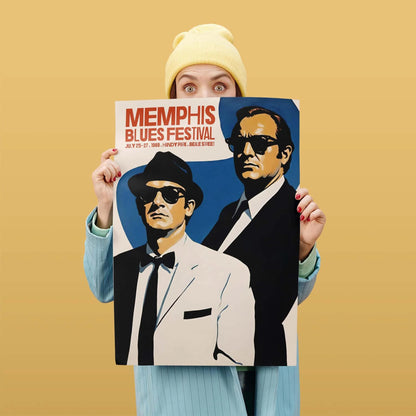 Memphis Blues Festival 1969 Print