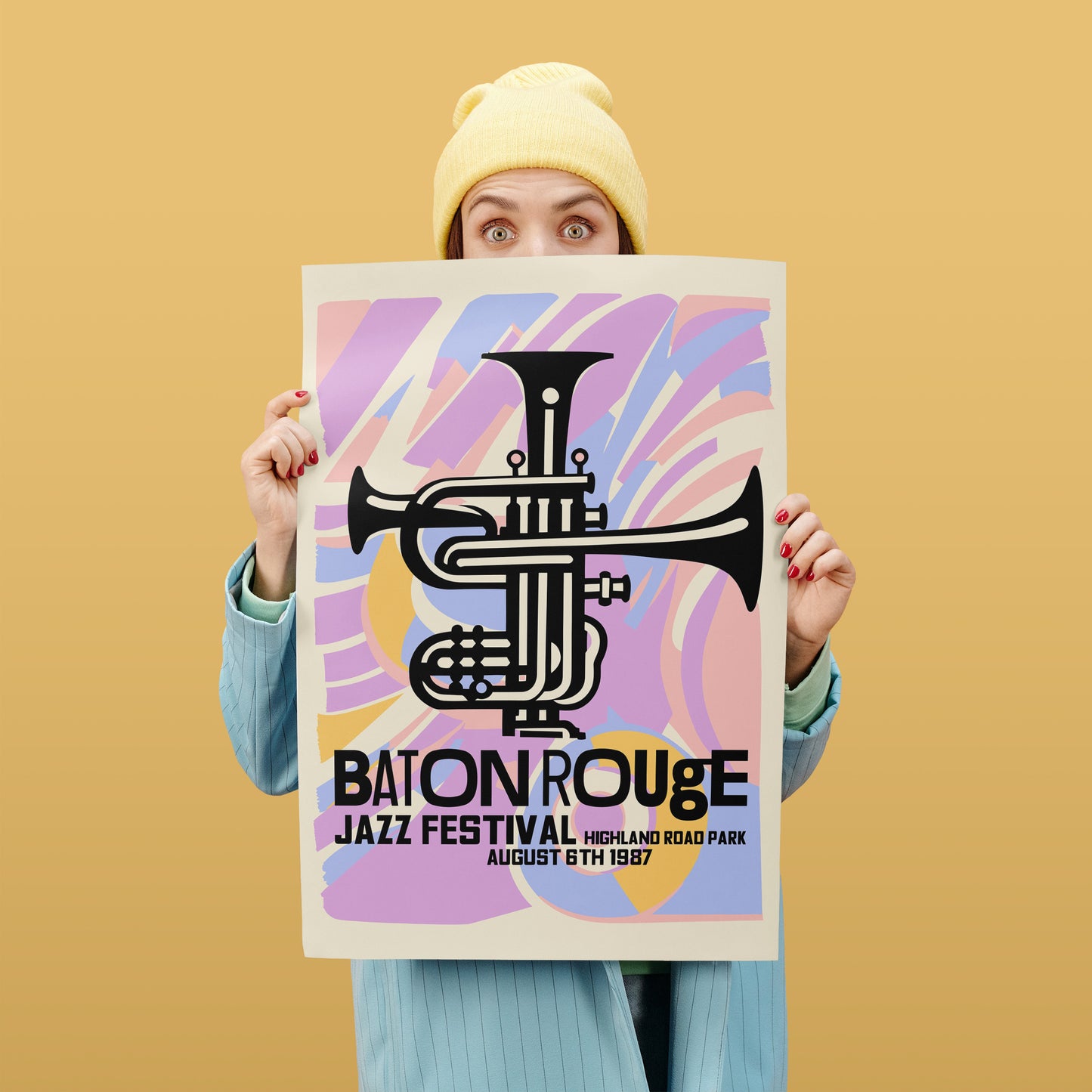 Baton Rouge Jazz Festival 1987 Poster