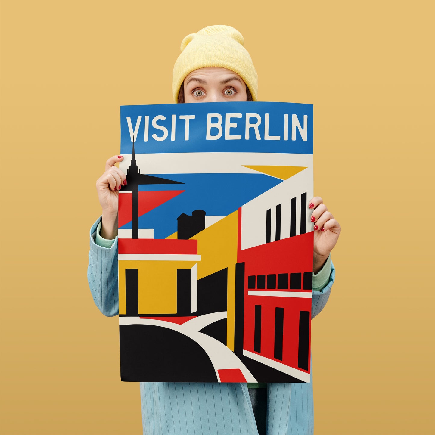 Minimal Berlin Travel Poster