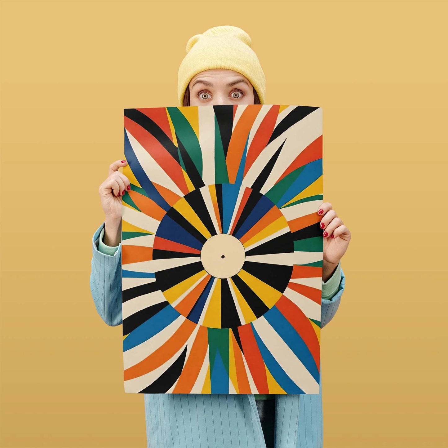 Color Burst Vinyl Poster
