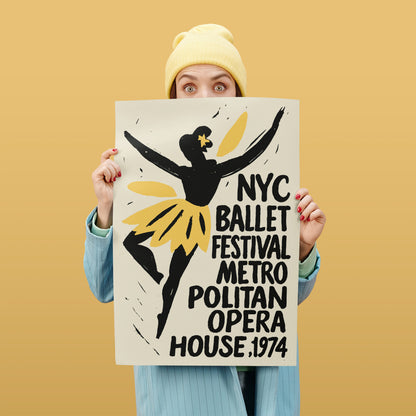 NYC Ballet Festival 1974 Poster