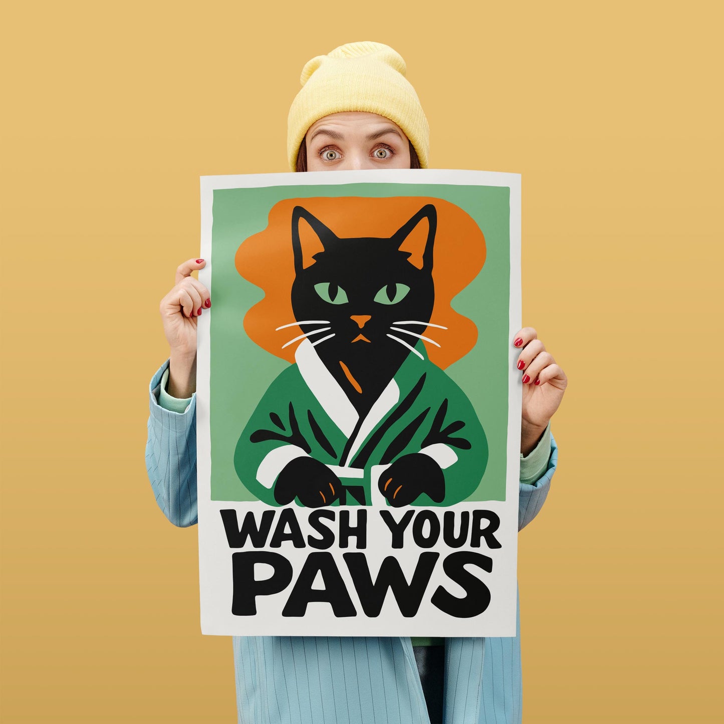 Wash Your Paws Poster