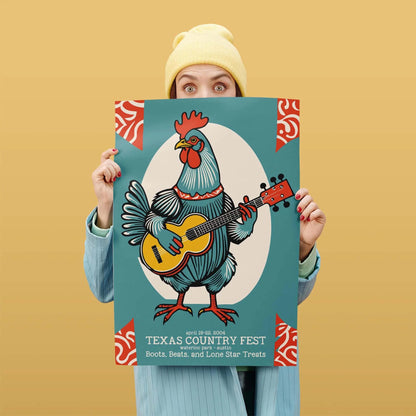 Texas Country Fest Poster Print