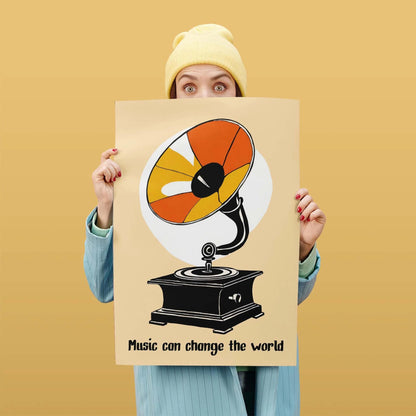 Music Can Change The World Poster