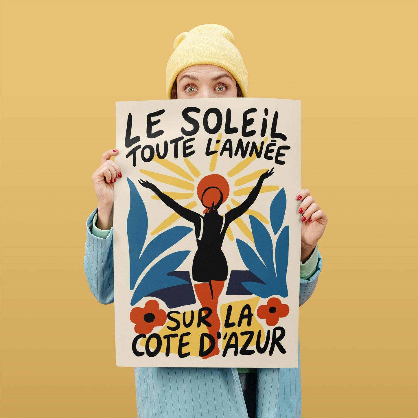 Le Soleil Sur La Cote d'Azur Poster