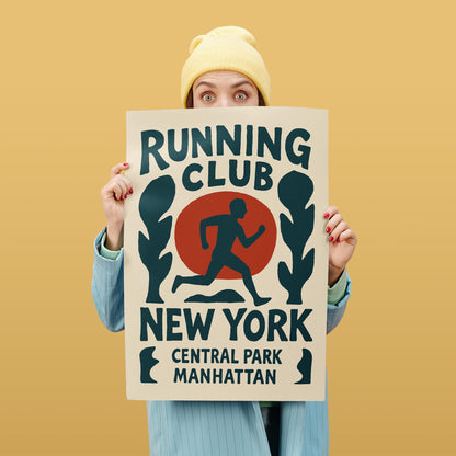 Central Park Running Club Print
