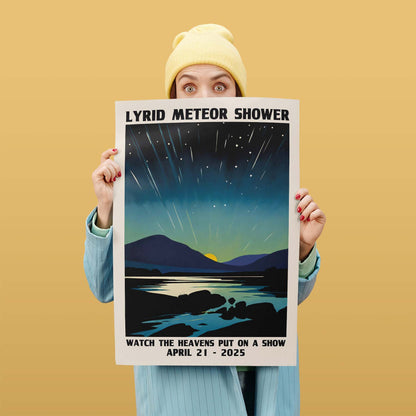 Lyrid Meteor Shower Poster