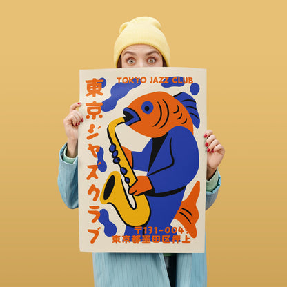 Tokyo Jazz Fish Poster