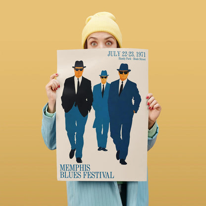 Memphis Blues Festival 1971 Poster