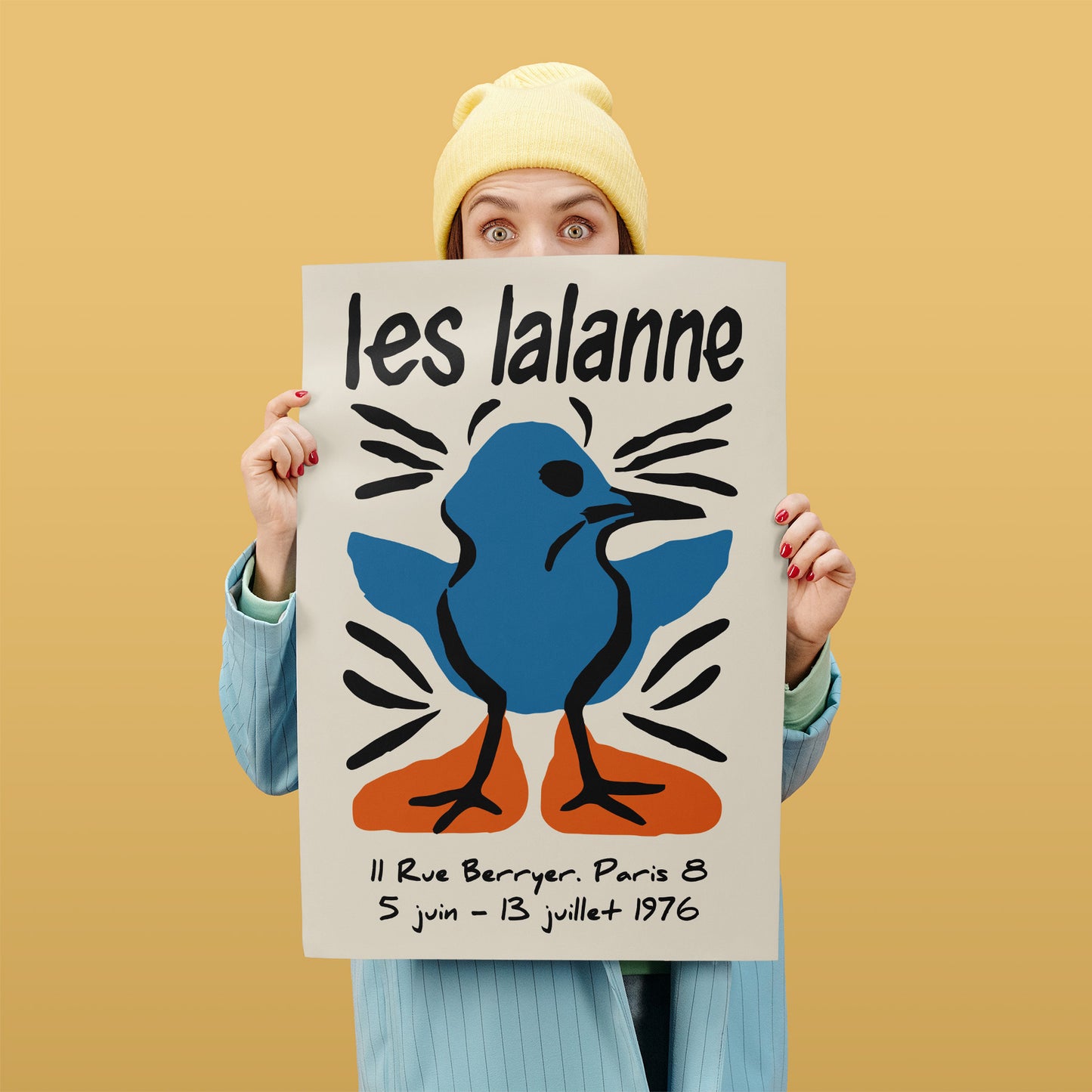 Les Lalanne Paris 1976 Exhibition Poster