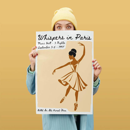 Whispers in Paris Dance Ballet Poster