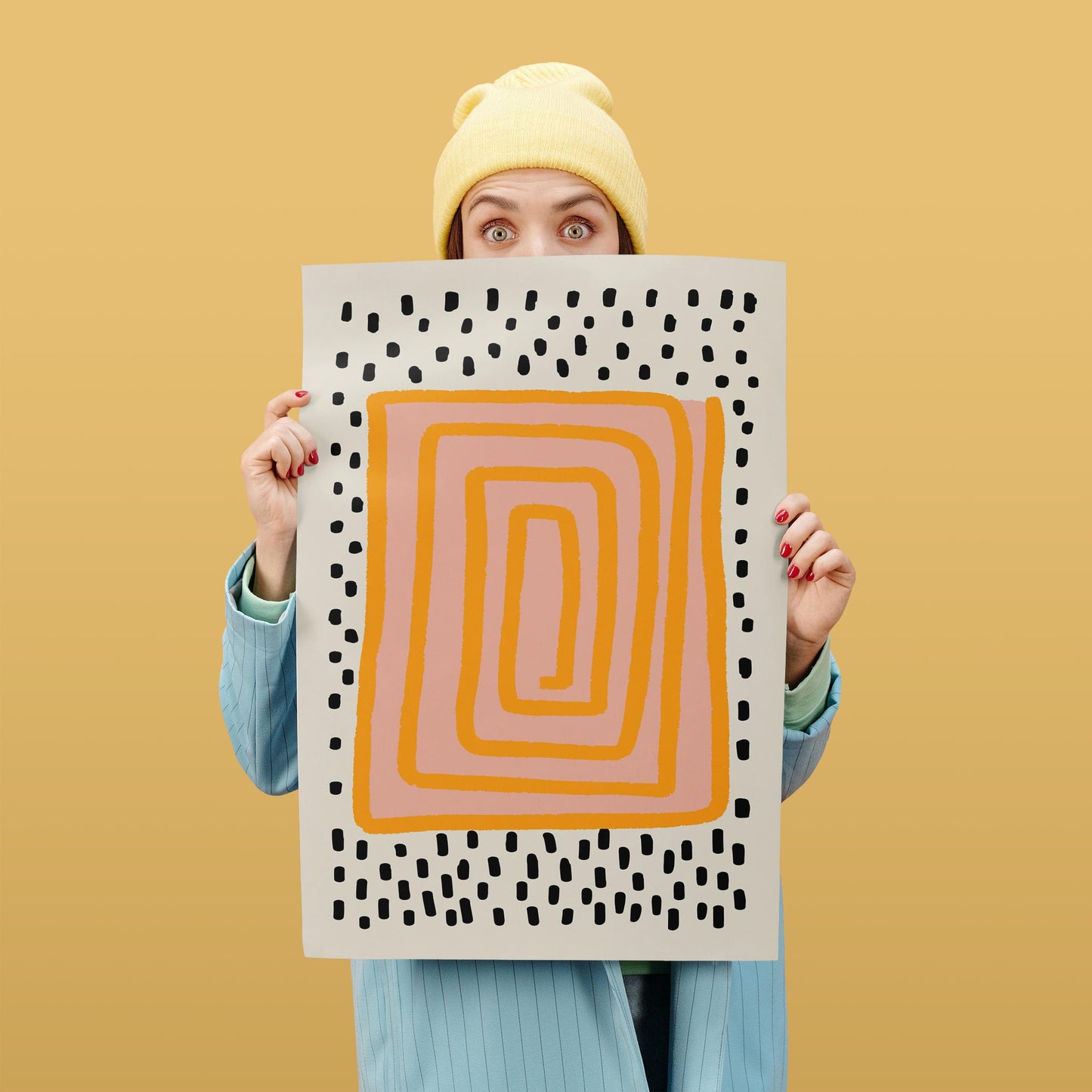 Abstract Maze Wall Art