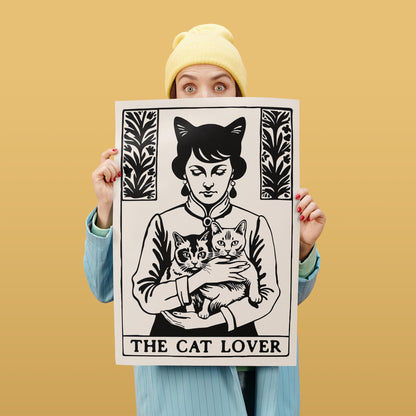 Cat Lover Vintage Print