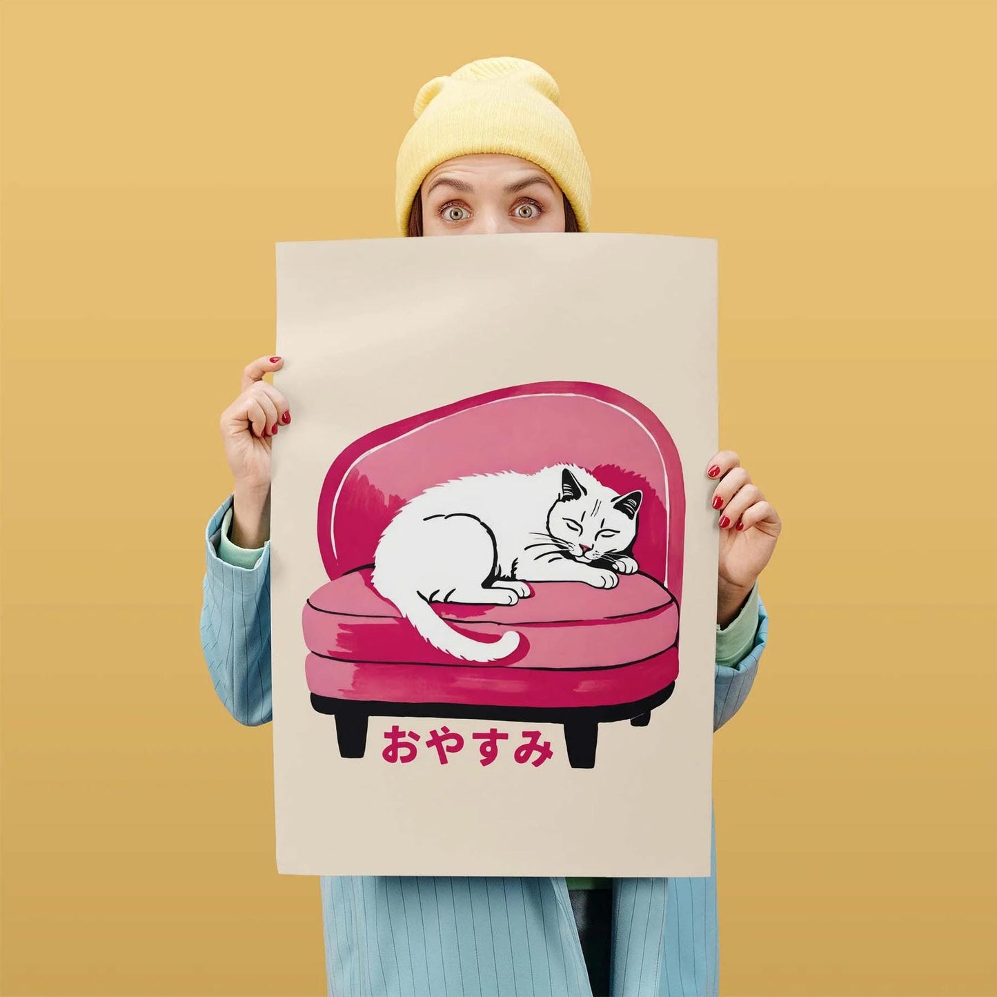 Japanese Cat Wall Art