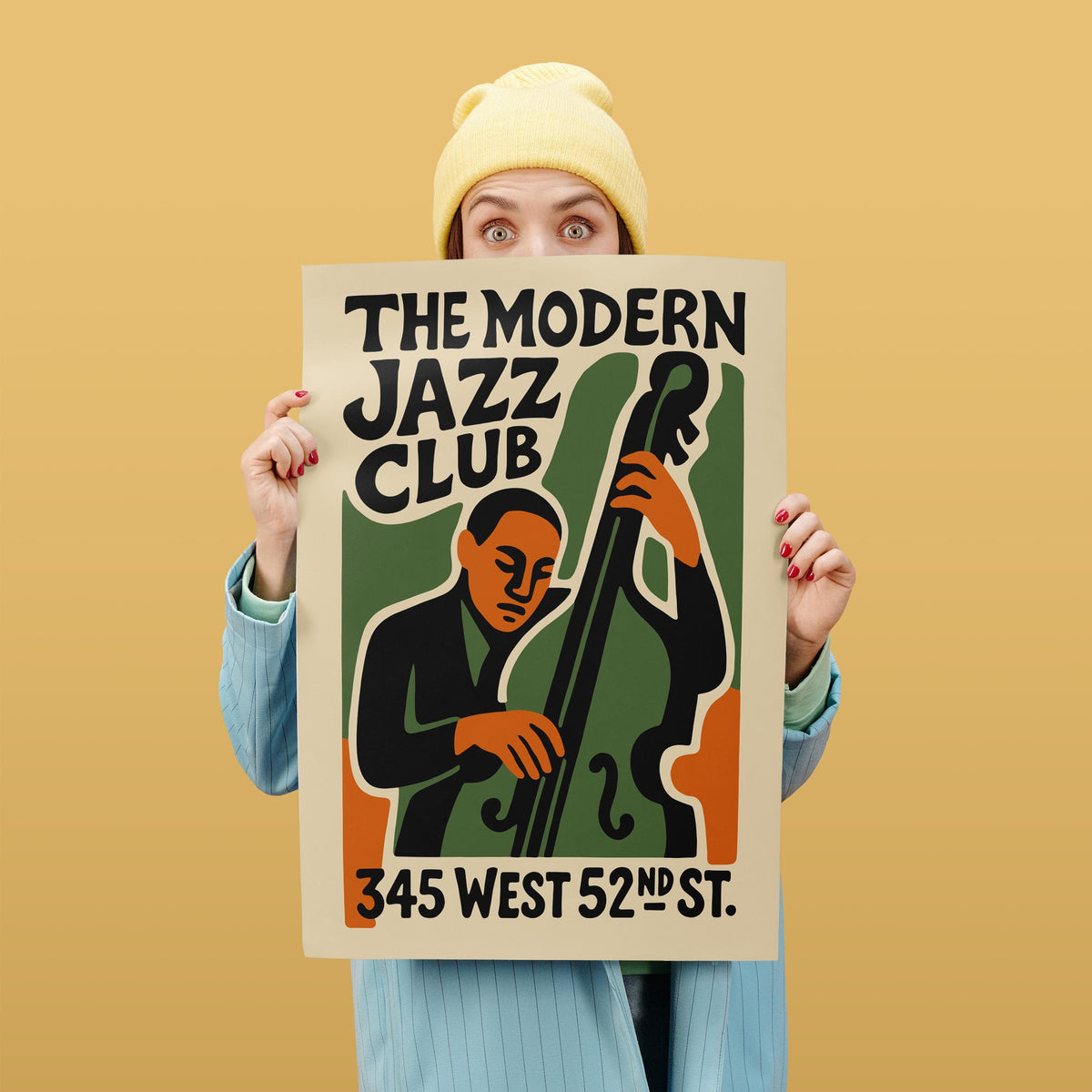 Jazz Club Vintage Poster Print