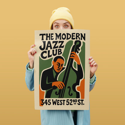 Jazz Club Vintage Poster Print