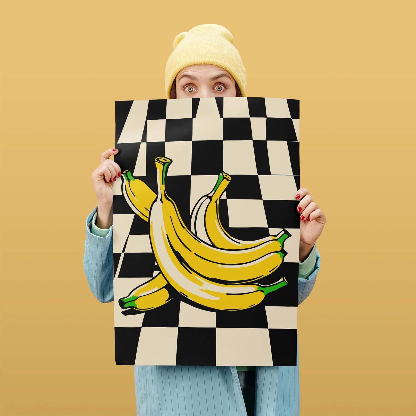 Pop Art Banana Kitchen Wall Print