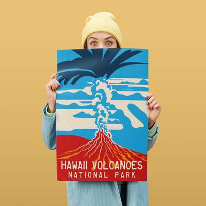 Hawaii Volcanoes Travel Wall Art