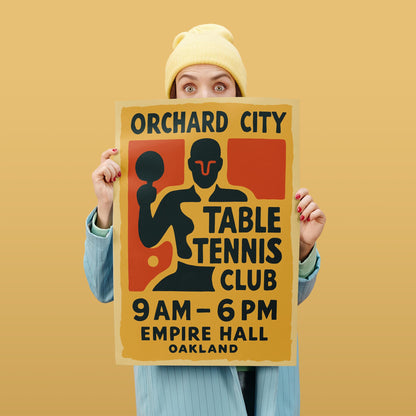 Orchard Table Tennis Poster