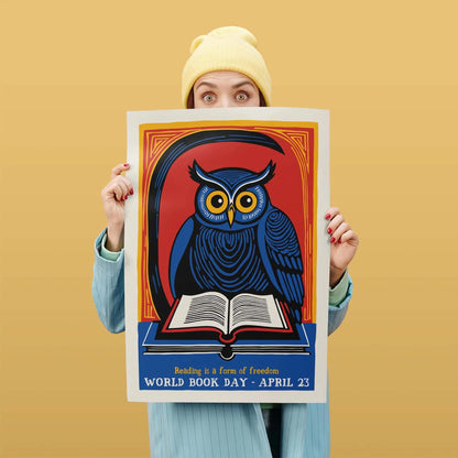 Reading Is Freedom Art Print