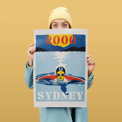 Sydney 2000 Swimming Poster Print
