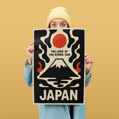 Japan Rising Sun Poster