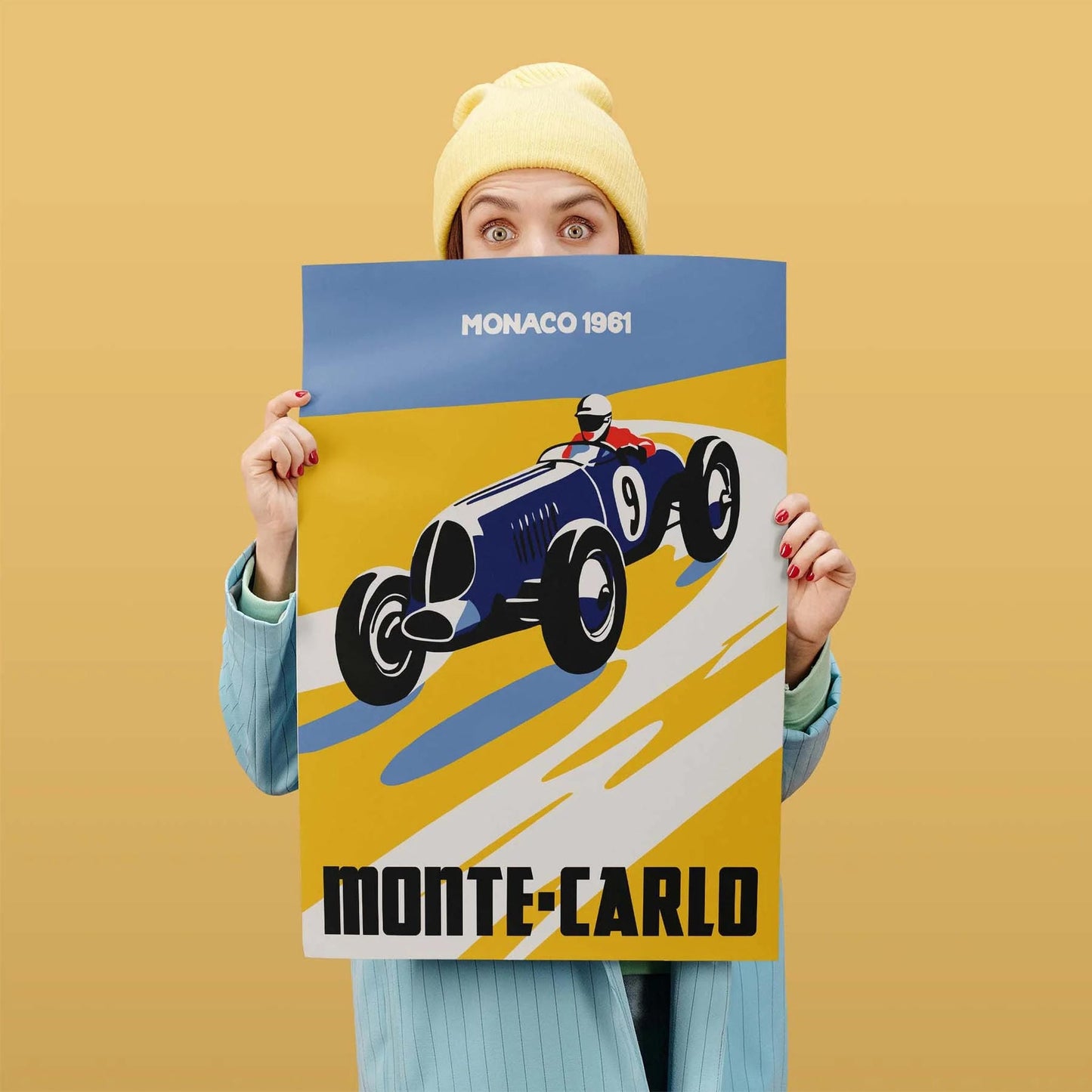 Monte-Carlo Racing Poster Print