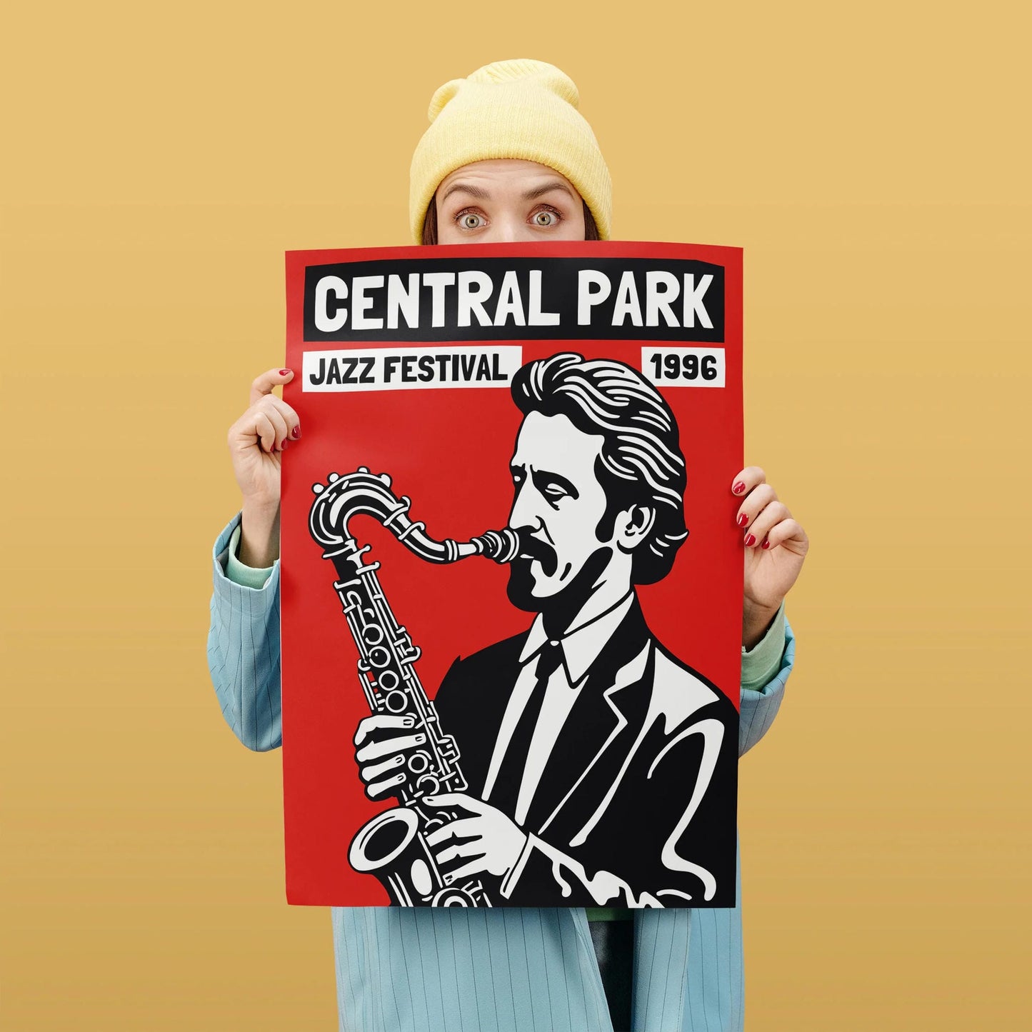 Central Park Jazz Festival 1996 Poster