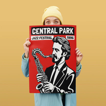 Central Park Jazz Festival 1996 Poster