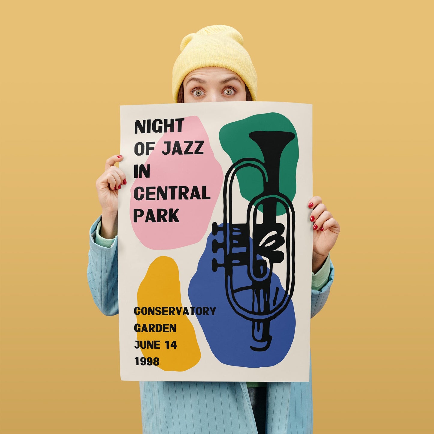 Central Park Jazz Night Poster