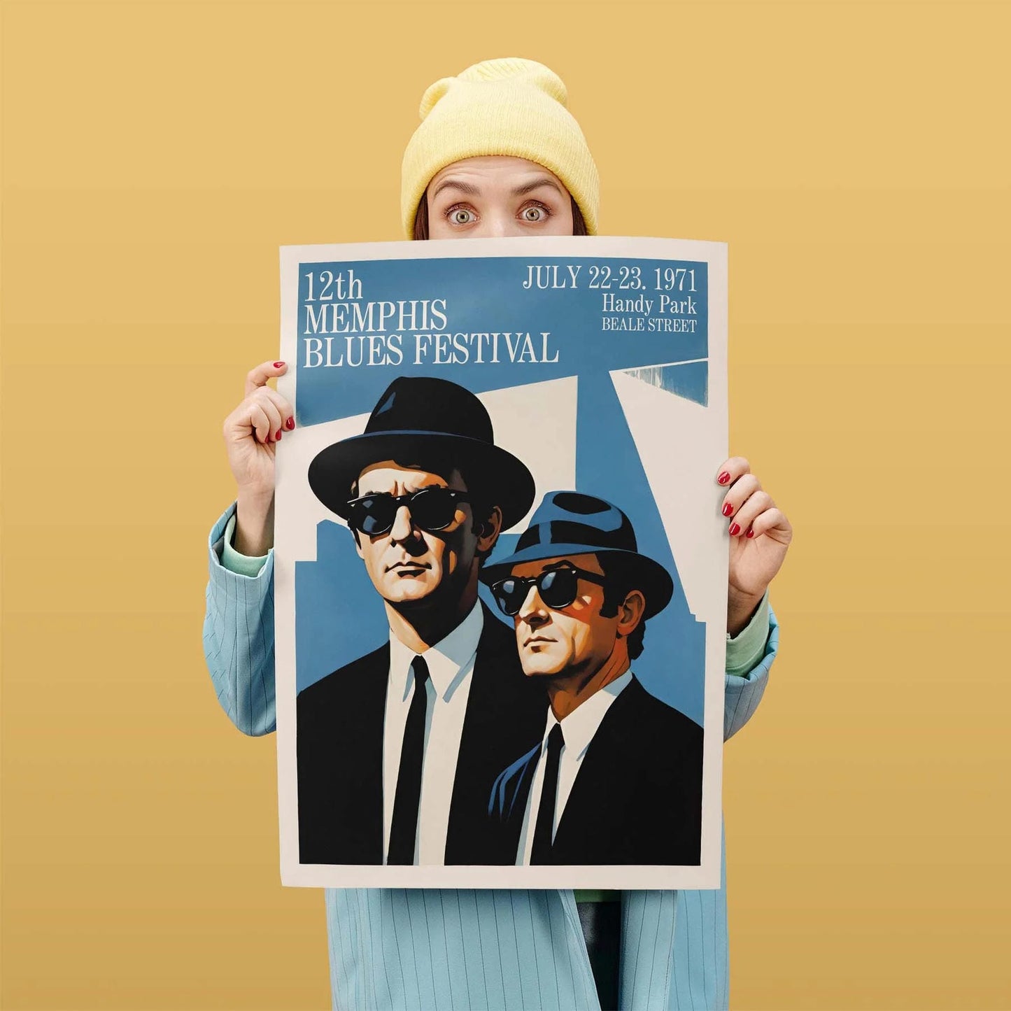 Memphis Blues Festival 1971 Poster