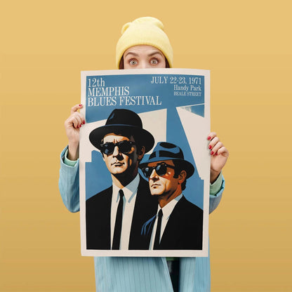 Memphis Blues Festival 1971 Poster
