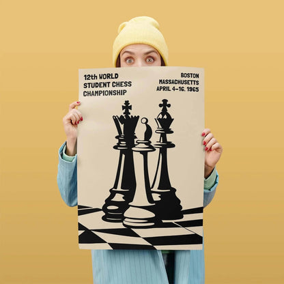 1965 World Student Chess Poster