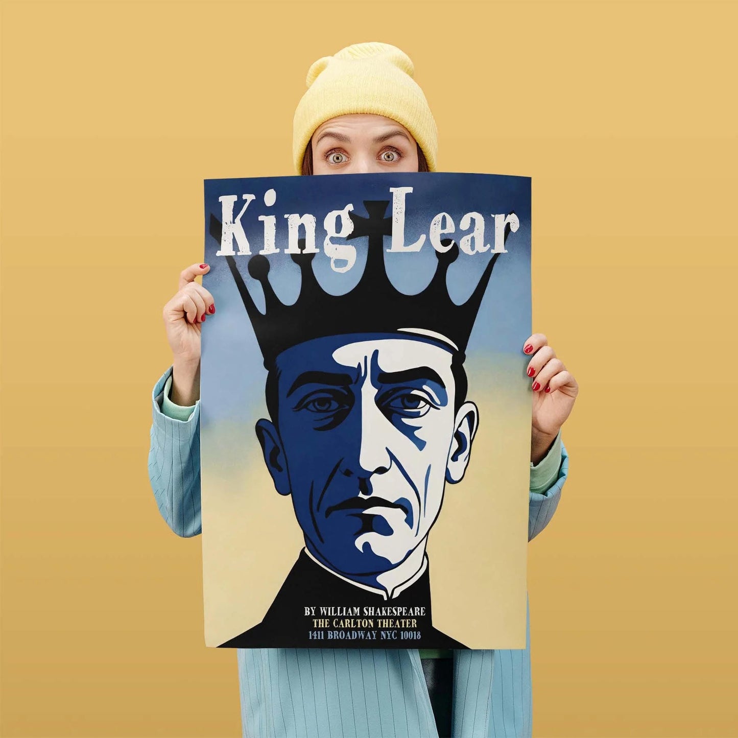 King Lear Crown Poster Print
