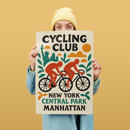 Central Park Cycling Club Print