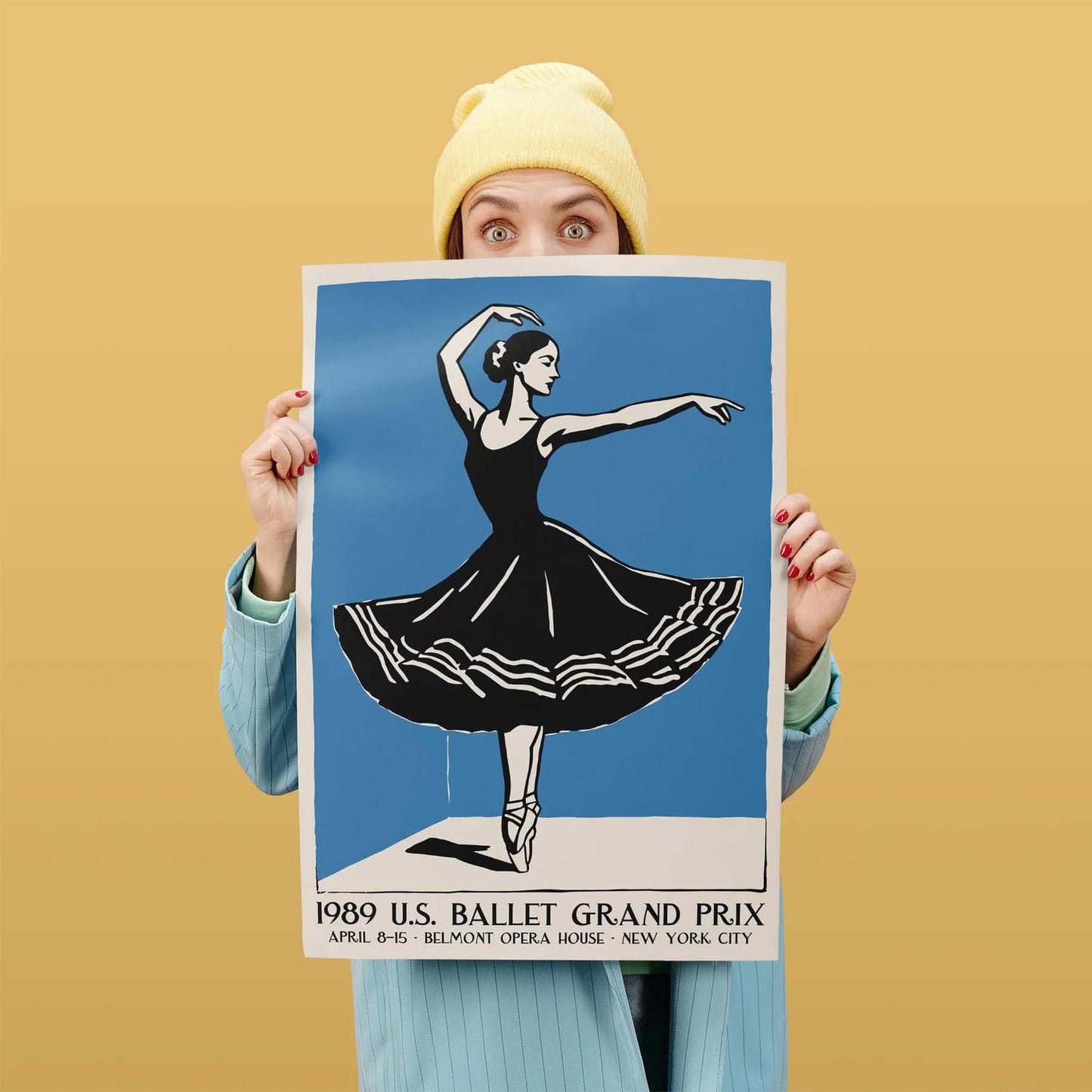 Ballet Grand Prix 1990 Dance Poster