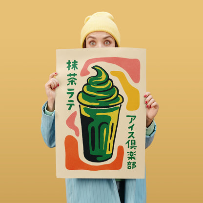 Matcha Latte Poster Print