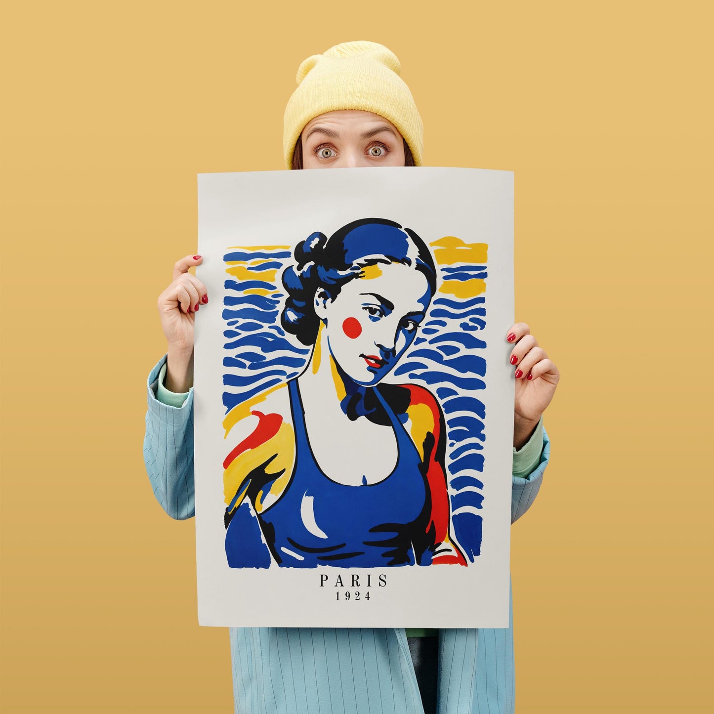 Paris 1924 Retro Poster